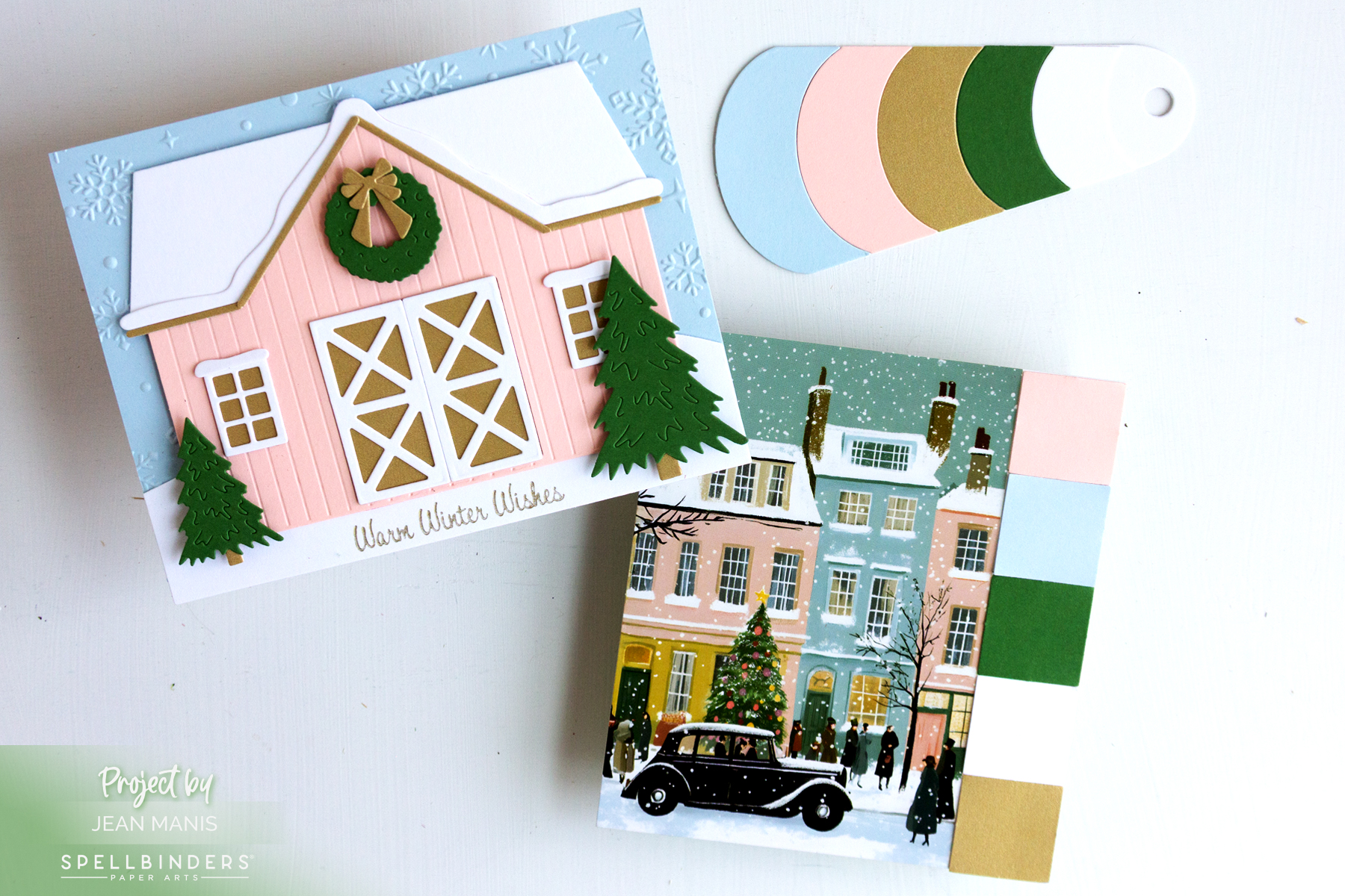Spellbinders | New Take on a Holiday Barn