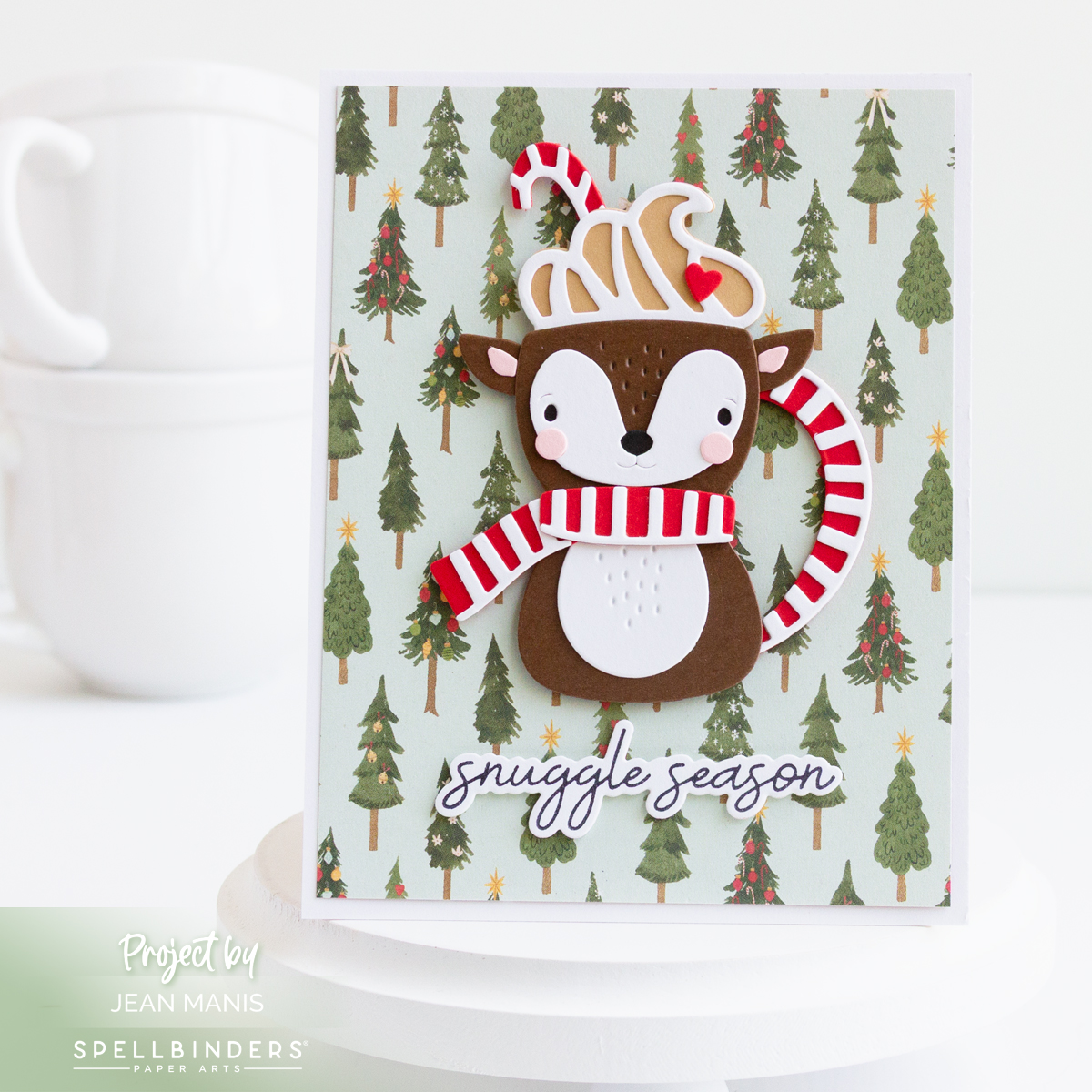 Spellbinders | Reindeer Mug Christmas Card