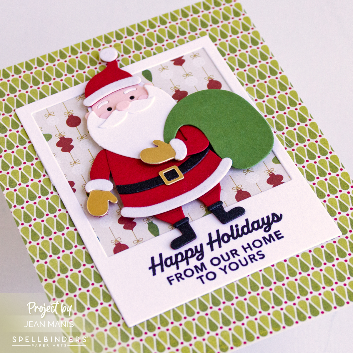 Spellbinders | Santa in a Polaroid Frame