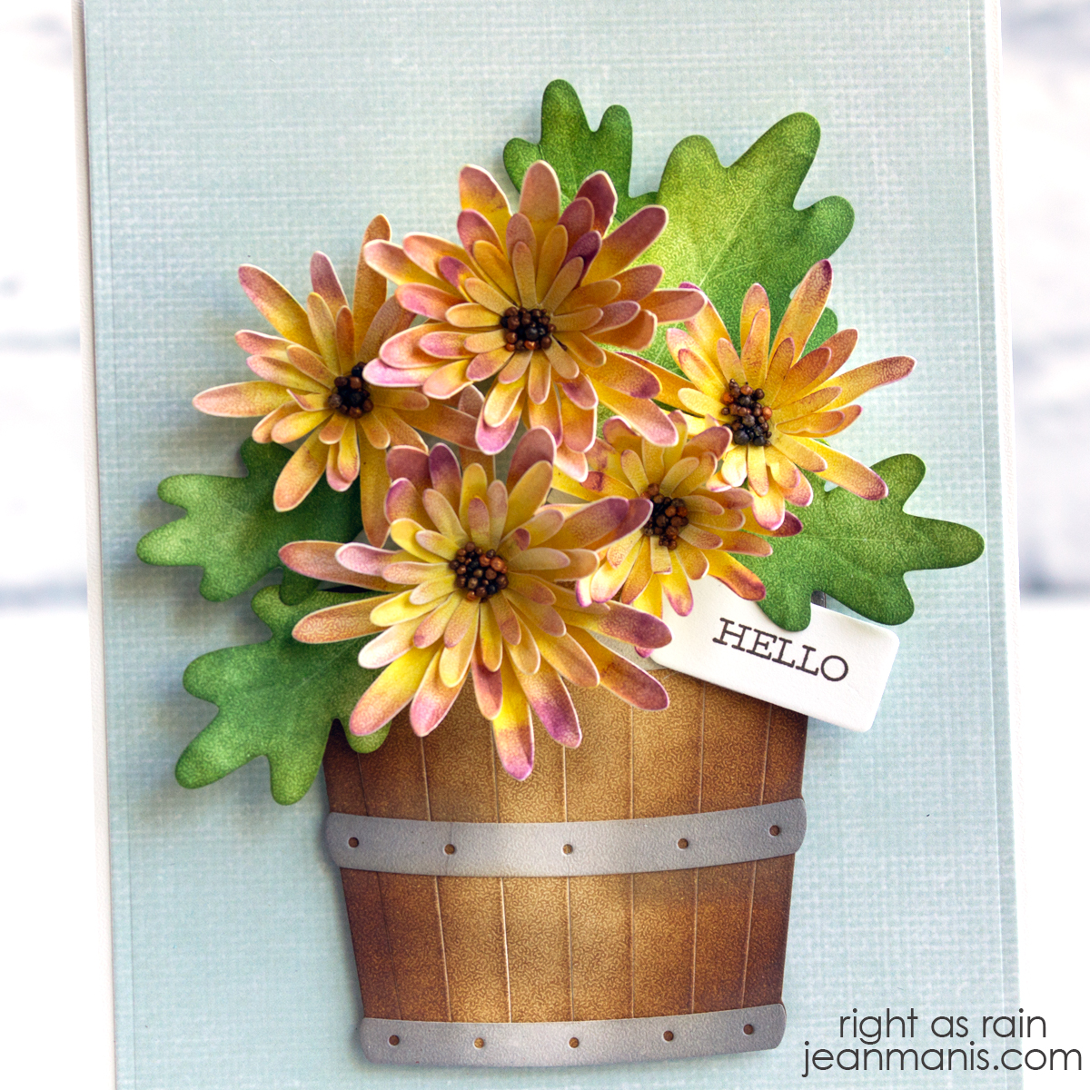 Elizabeth Craft Designs | Handcolored Mums