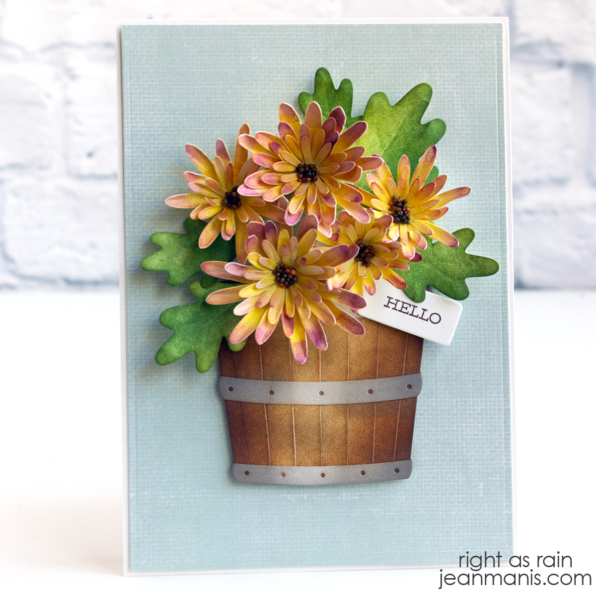 Elizabeth Craft Designs | Handcolored Mums