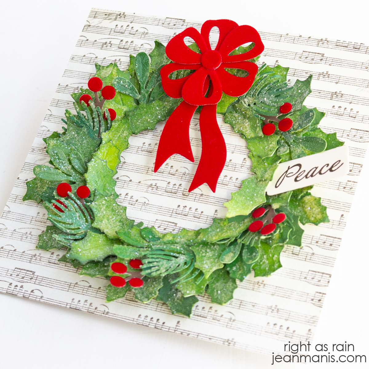 Elizabeth Craft Designs | Holiday Wreath