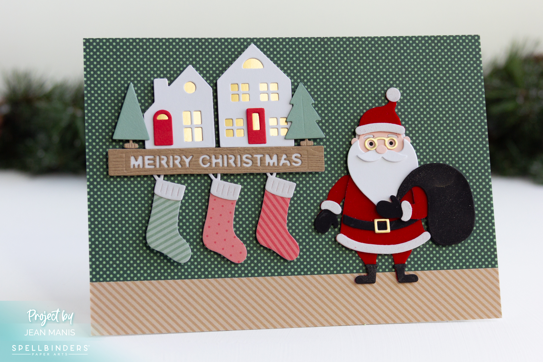 Spellbinders | Santa by the Mantel