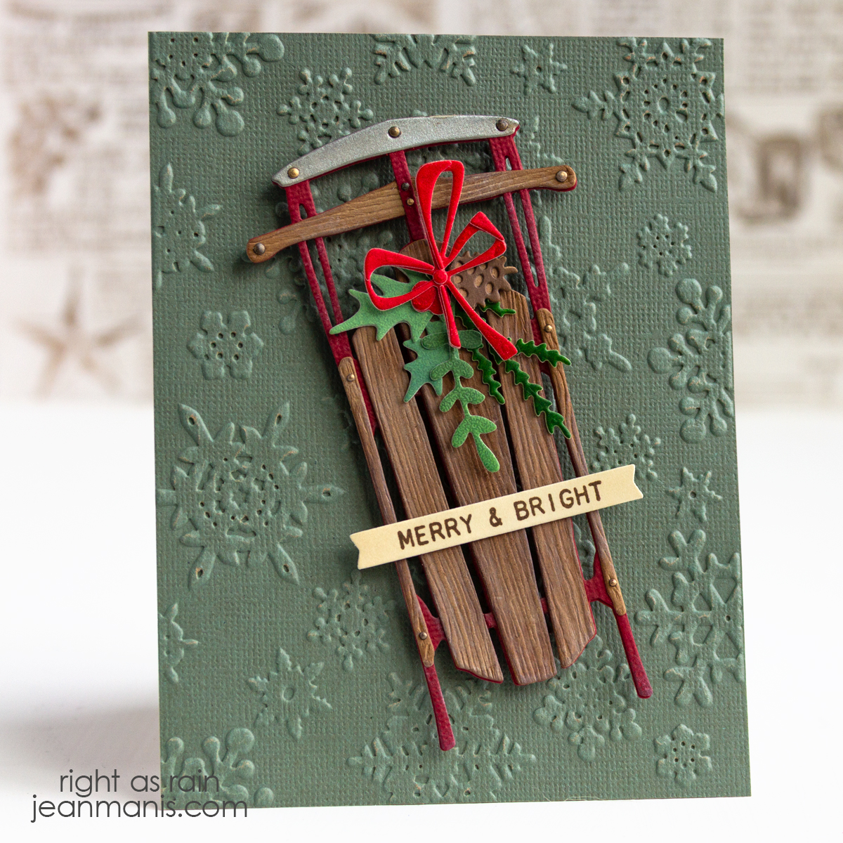 Tim Holtz | Vintage Holiday Card