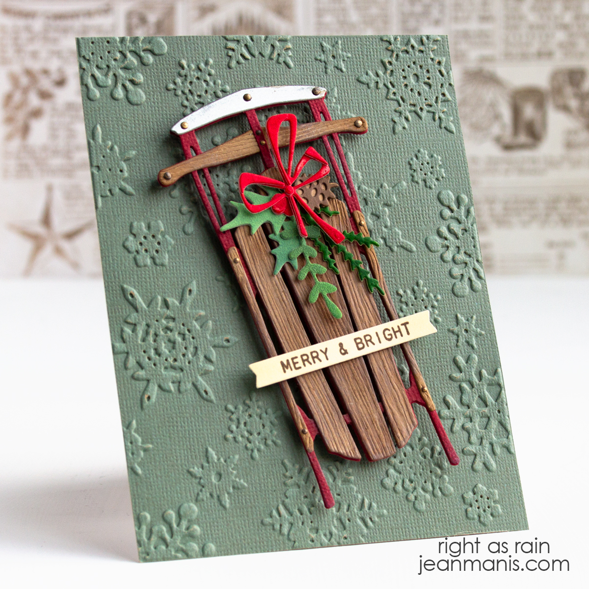 Tim Holtz | Vintage Holiday Card