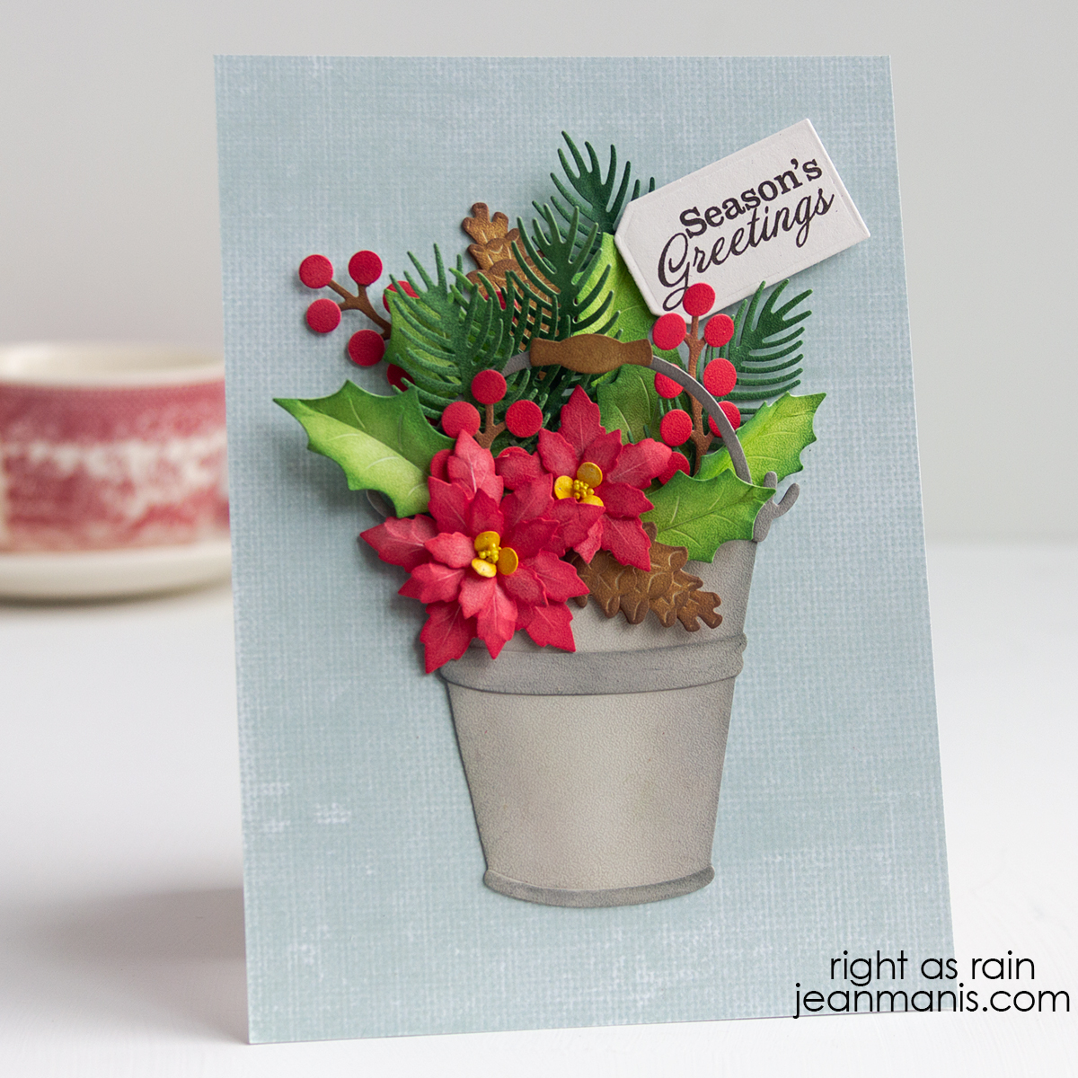 Winter Greenery Christmas Card