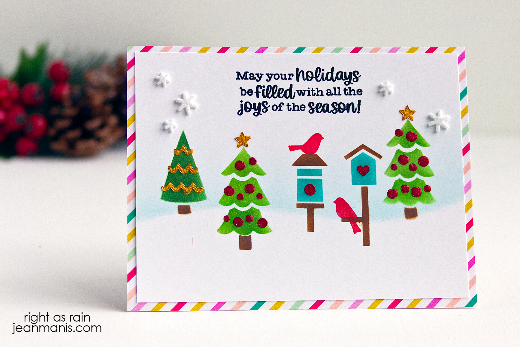 Cozy Christmas Forest | Mix & Match Stencils