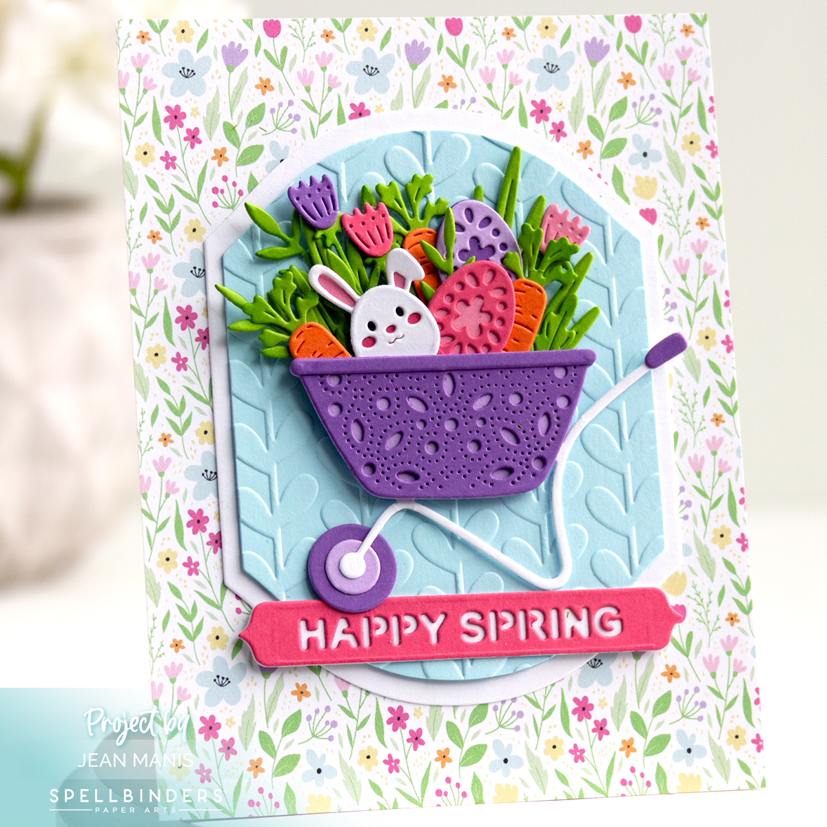 Spellbinders | Spring Wheelbarrow