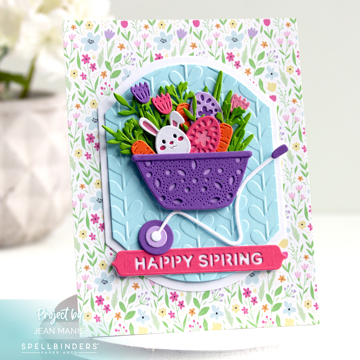 Spellbinders | Spring Wheelbarrow
