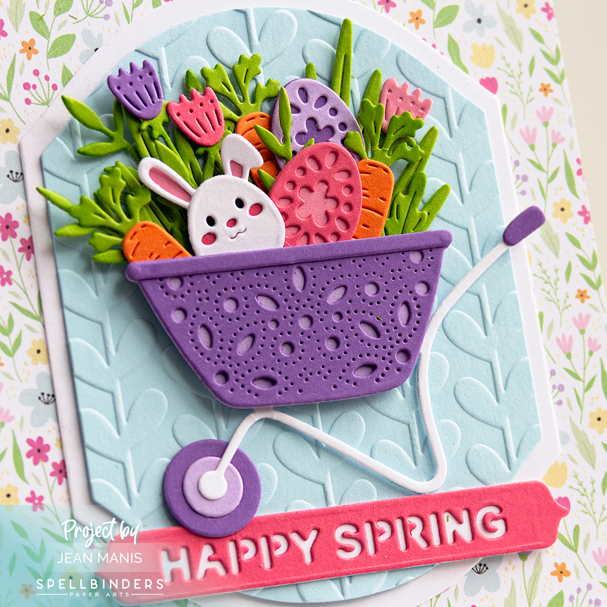 Spellbinders | Spring Wheelbarrow