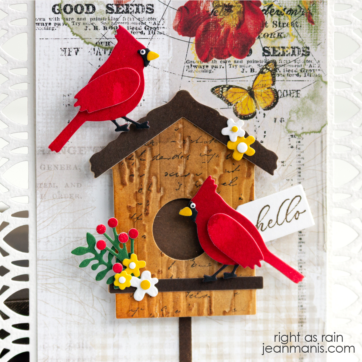 Elizabeth Craft | Charming Birdhouse Scene