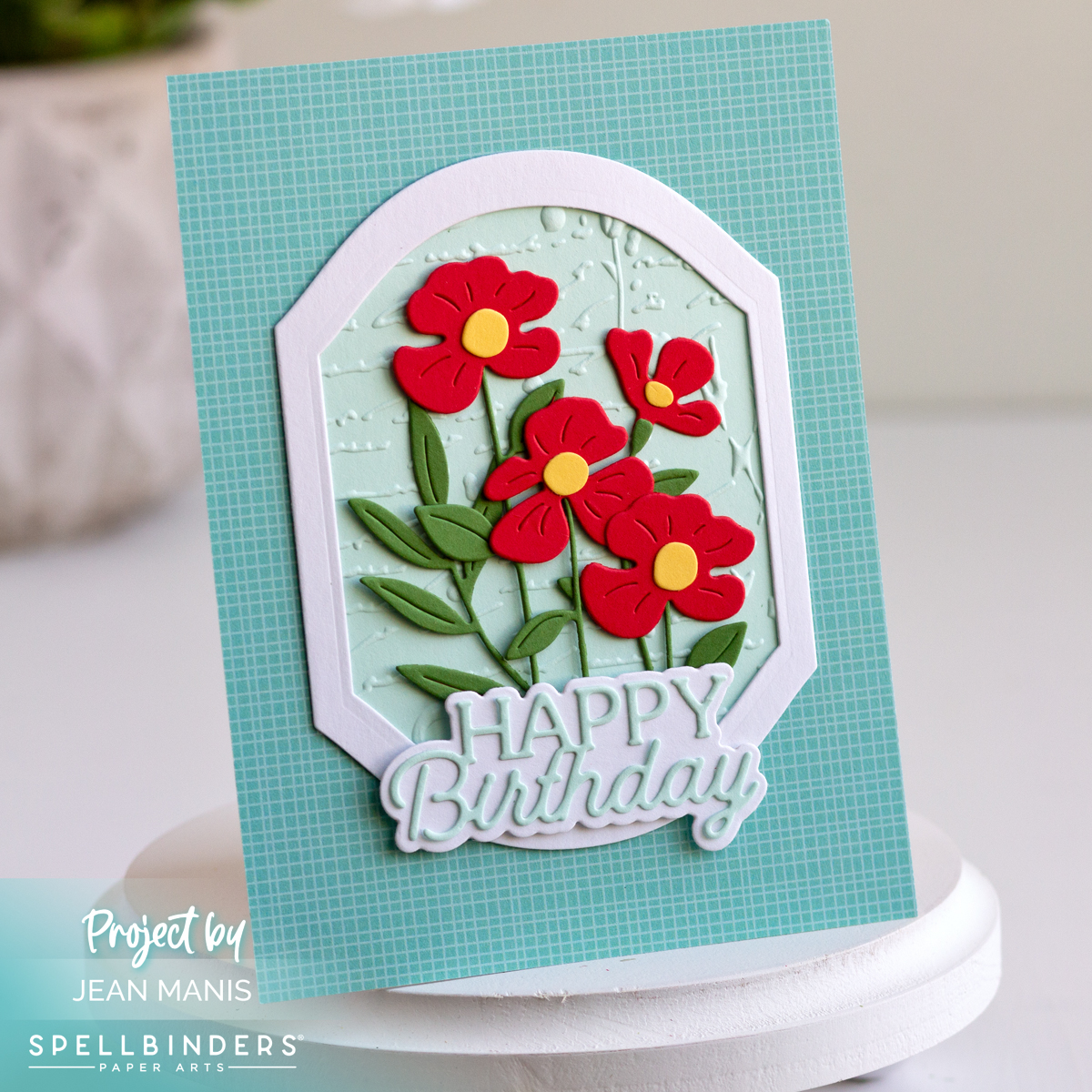 Spellbinders | Floral Birthday Card