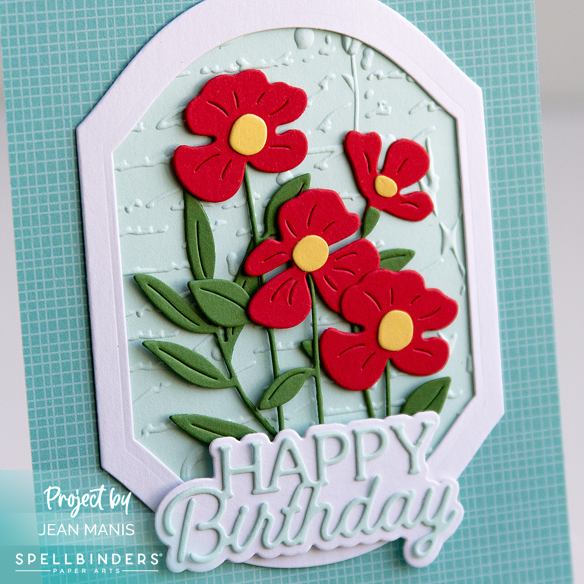 Spellbinders | Floral Birthday Card