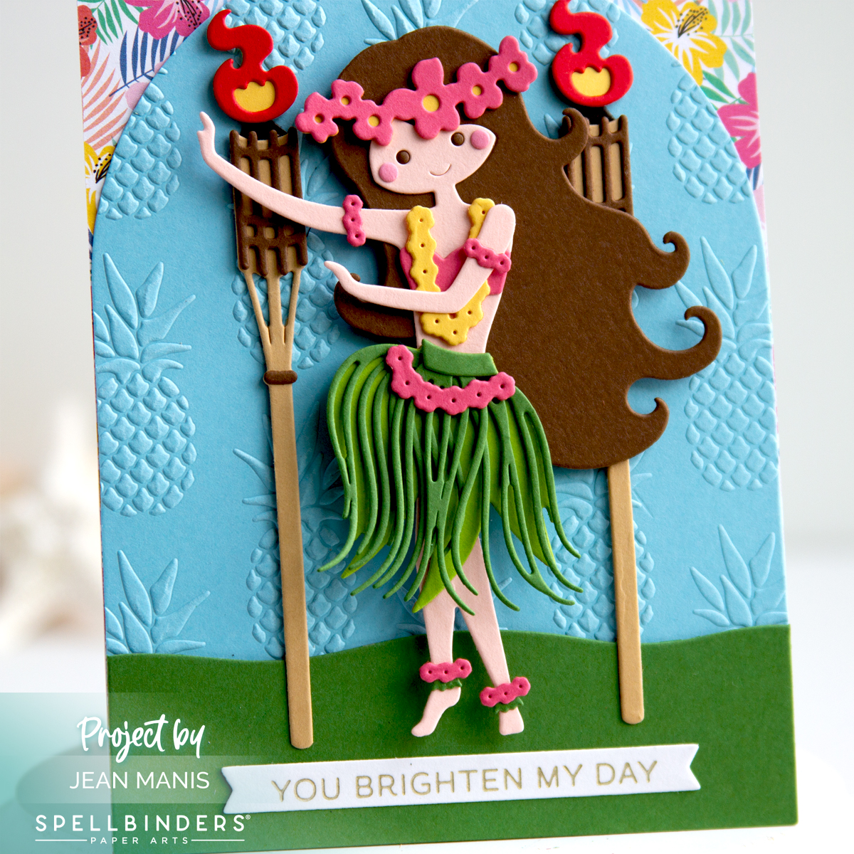 Spellbinders | Hula Girl Card