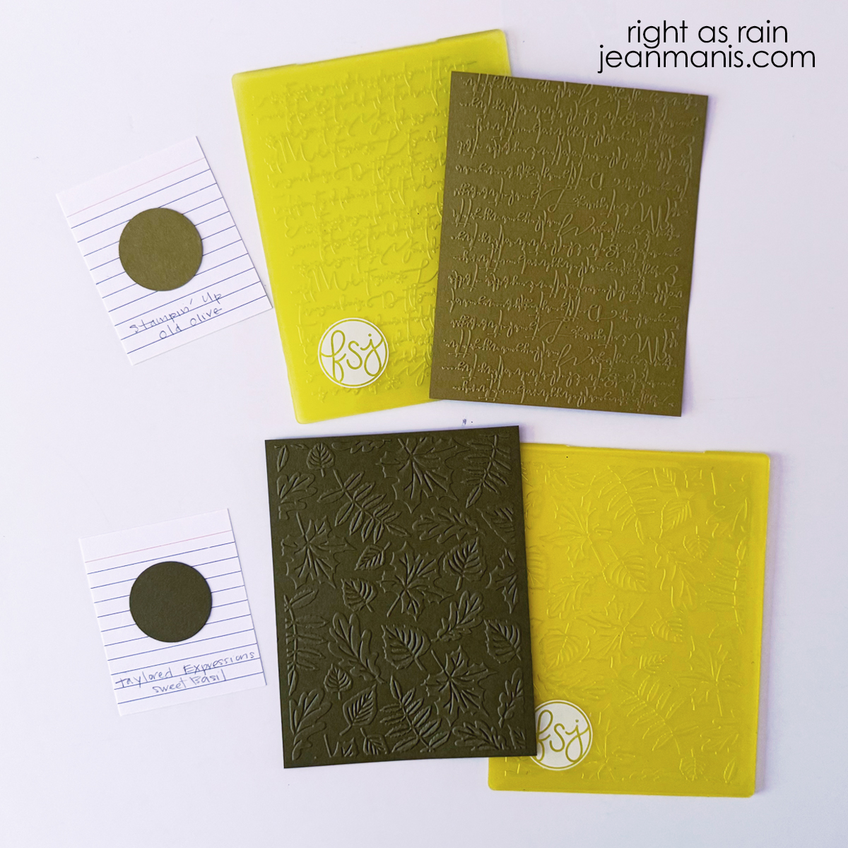 My Embossing Folders Needed a System