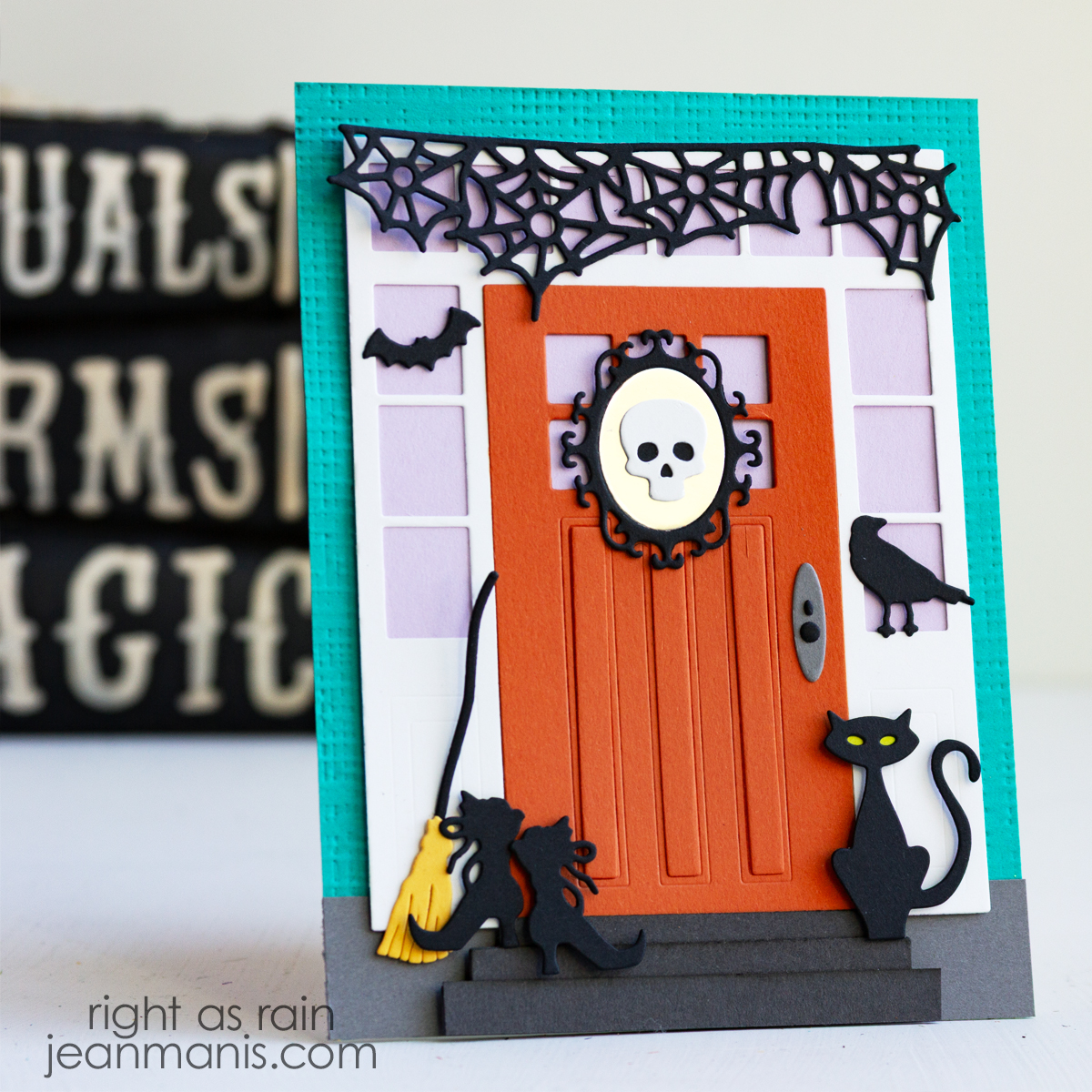 Halloween Door Die-Cut Scene